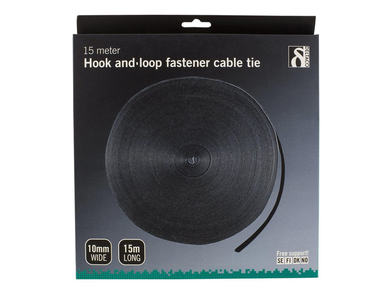 Deltaco Hook and loop fastener cable ties width 1