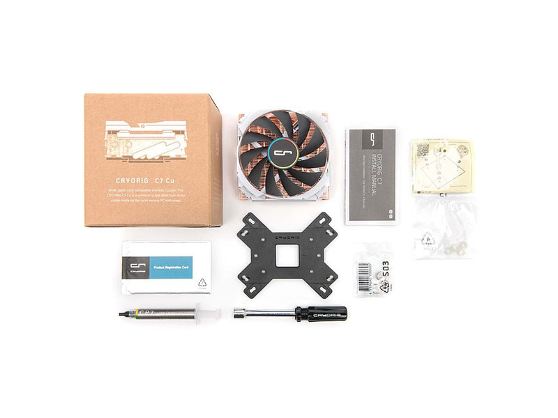 Cryorig C7 Cu - CPU-Luftkühler - Max 30 dBA