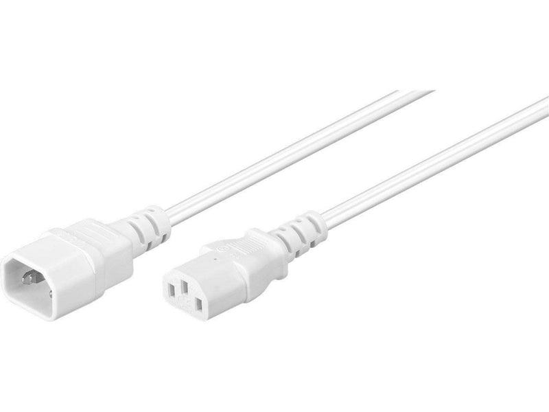 Pro Power cable C14 - C13 - Weiß - 1 m