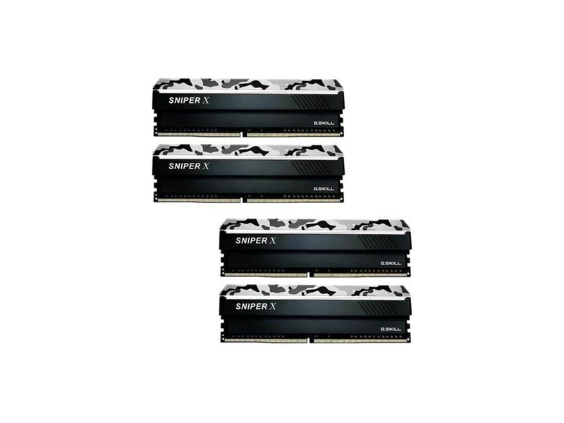 G.Skill Sniper X DDR4-2666 - 32GB - CL19 - Quad Channel (4 pcs) - Intel XMP - Schwarz