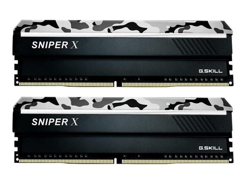 G.Skill Sniper X DDR4-2666 - 16GB - CL19 - Dual Channel (2 pcs) - Intel XMP - Schwarz