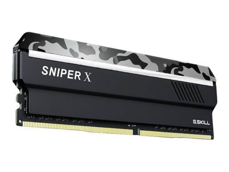 G.Skill Sniper X DDR4-2666 - 16GB - CL19 - Dual Channel (2 pcs) - Intel XMP - Schwarz