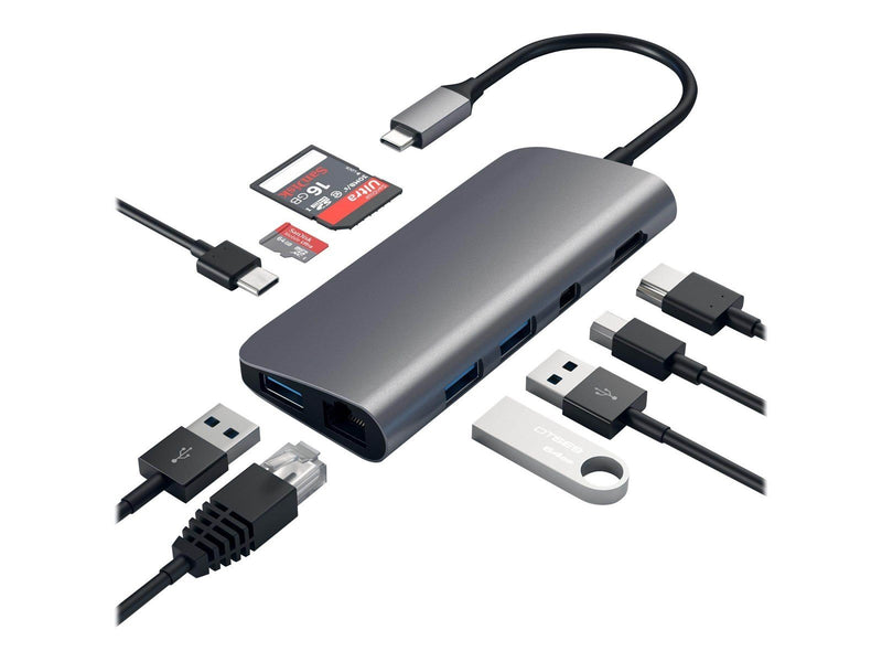 Satechi Aluminum Type-C Multimedia Adapter Dock - Space Grey