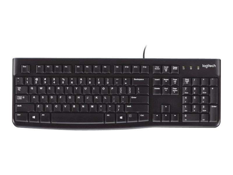 Logitech K120 Corded Keyboard - FR - Tastaturen - Französisch - Schwarz