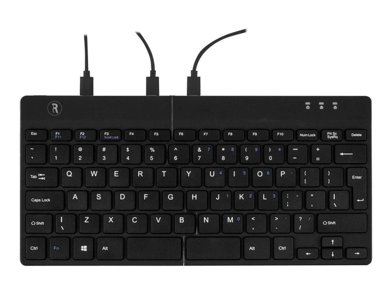 R-Go Tools R-Go Split Ergonomiske tastatur AZERTY (BE) sort kablet - Tastaturen - Schwarz