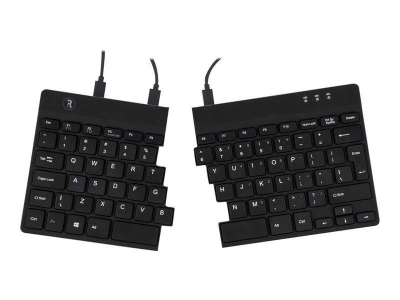 R-Go Tools R-Go Split Ergonomiske tastatur AZERTY (BE) sort kablet - Tastaturen - Schwarz