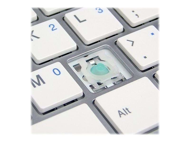 R-Go Tools R-Go Compact Tastatur AZERTY (BE) hvid kablet - Tastaturen - Weiss
