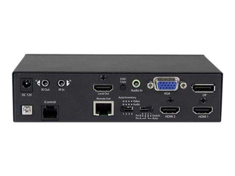 StarTech.com VGA DisplayPort and HDMI Over CAT5 HDBaseT Extender Switch - video/audio extender - HDMI
