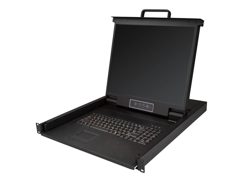 StarTech.com 1U 19" Rackmount LCD Console - USB + PS/2 - KVM console - 19"