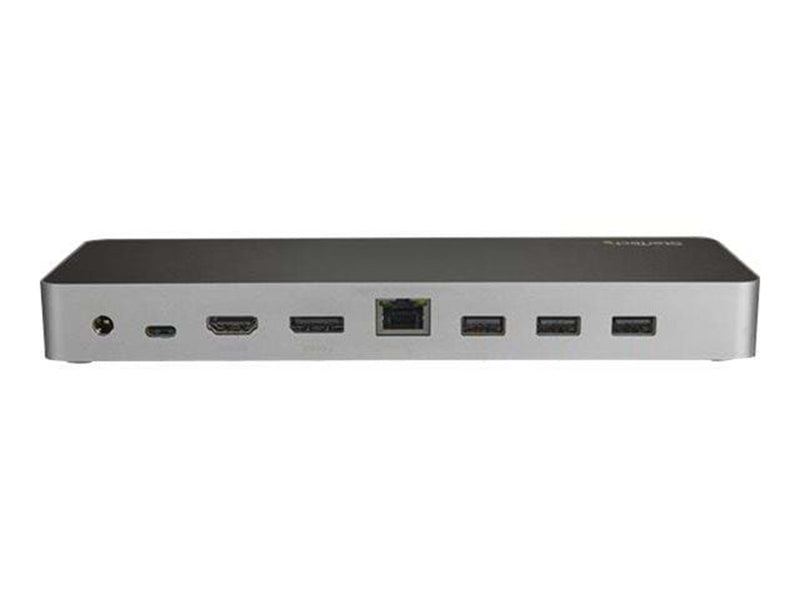 StarTech.com USB-C Dual-4K Monitor Docking Station for Laptops - 60W USB Power Delivery - SD Card Reader - docking station