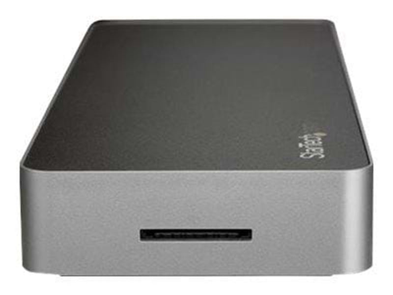 StarTech.com USB-C Dual-4K Monitor Docking Station for Laptops - 60W USB Power Delivery - SD Card Reader - docking station
