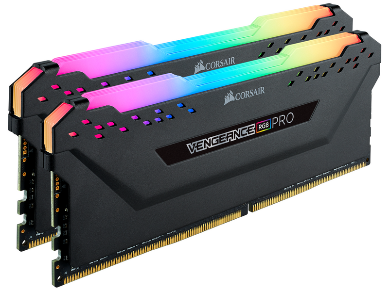 Corsair Vengeance RGB PRO DDR4-2666 - 16GB - CL16 - Dual Channel (2 pcs) - Intel XMP - Schwarz mit RGB
