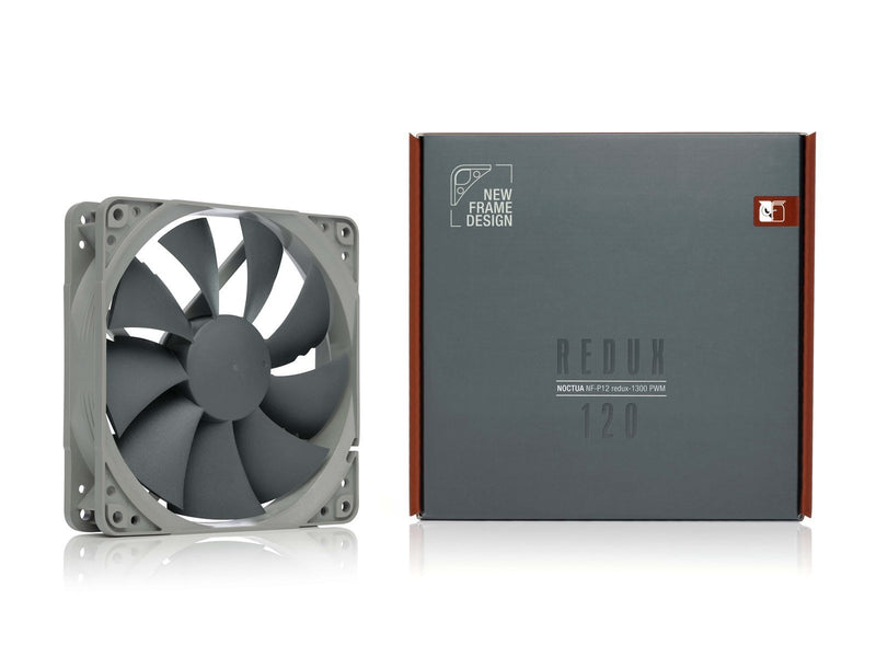Noctua NF-P12 redux-1300 PWM - Gehäuselüfter - 120mm - Schwarz - 20 dBA