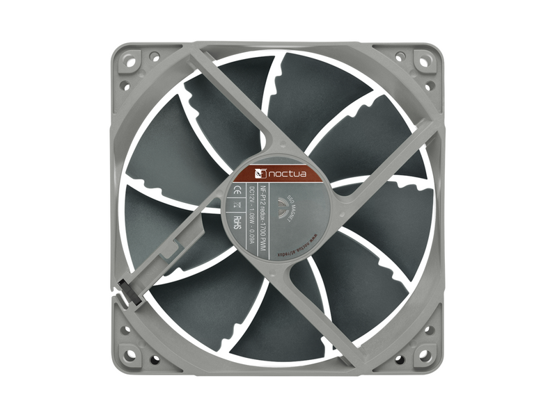Noctua NF-P12 redux-1700 PWM - Gehäuselüfter - 120mm - Schwarz - 25 dBA