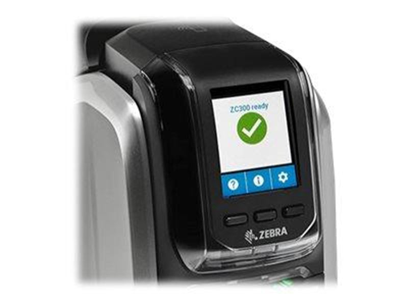 Zebra ZC300 (Printer only - Ribbon and Cards ordered separately) Plastikkartendrucker - Farbe - Tinte Sublimation
