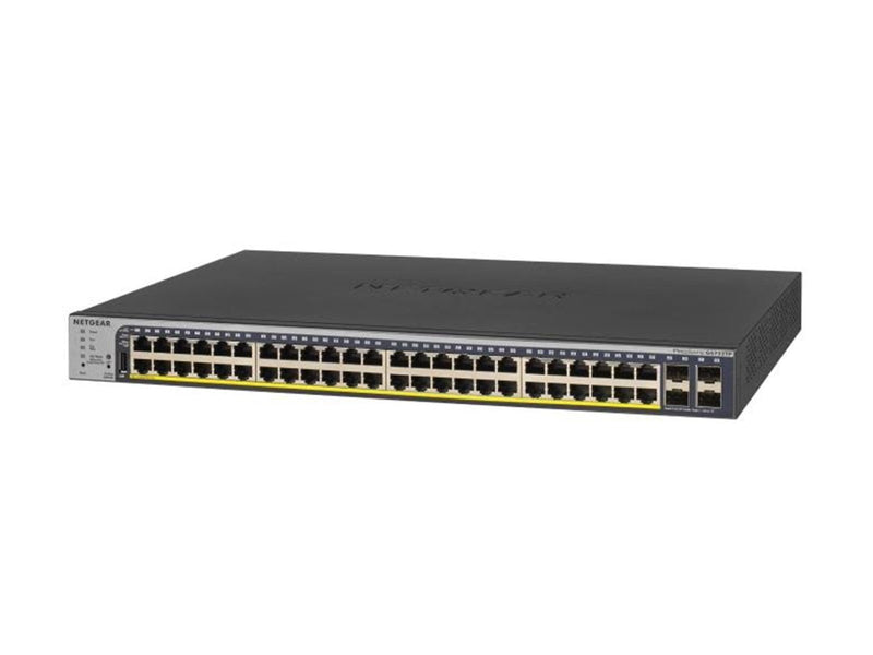 Netgear GS752TPv2 48-Port Gigabit Ethernet PoE+ Smart Switch with 4 SFP Ports and Cloud Management