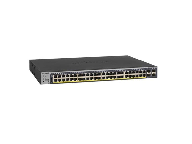 Netgear GS752TPv2 48-Port Gigabit Ethernet PoE+ Smart Switch with 4 SFP Ports and Cloud Management
