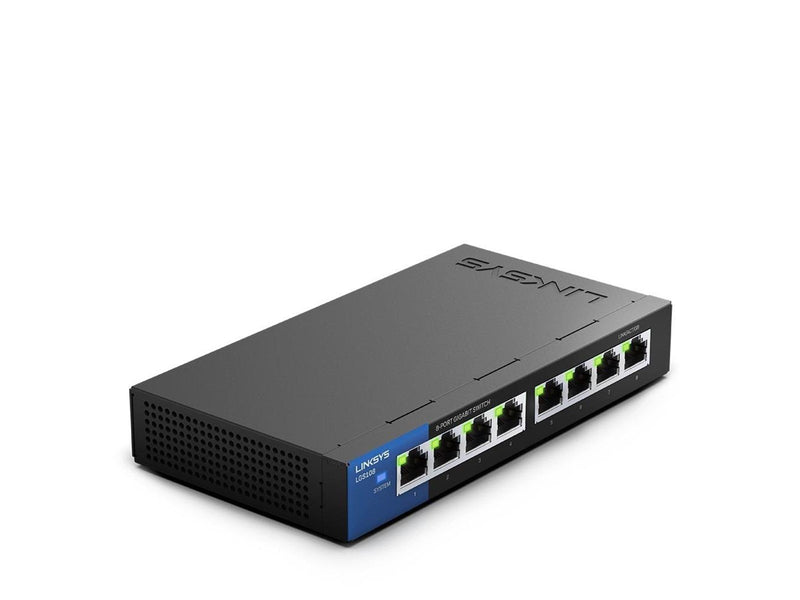 Linksys LGS108 8-Port Business Desktop Gigabit Switch