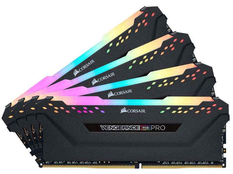 Corsair Vengeance RGB PRO DDR4-3200 - 32GB - CL16 - Quad Channel (4 pcs) - Intel XMP - Schwarz mit RGB