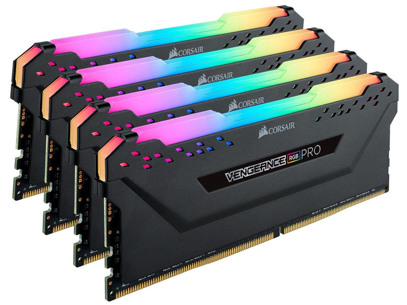 Corsair Vengeance RGB PRO DDR4-3200 - 32GB - CL16 - Quad Channel (4 pcs) - Intel XMP - Schwarz mit RGB