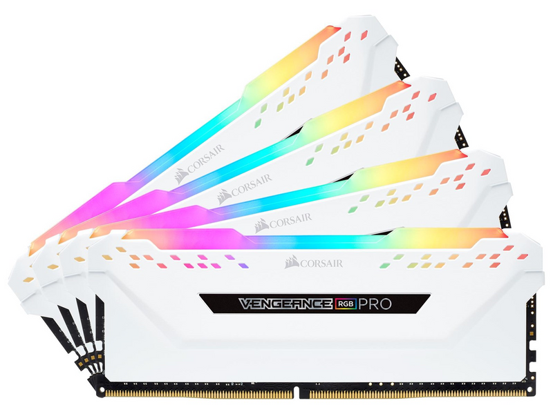 Corsair Vengeance RGB PRO DDR4-3200 - 32GB - CL16 - Quad Channel (4 pcs) - Intel XMP - Weiß mit RGB