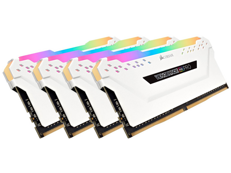 Corsair Vengeance RGB PRO DDR4-3200 - 32GB - CL16 - Quad Channel (4 pcs) - Intel XMP - Weiß mit RGB