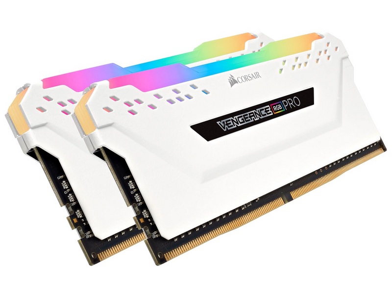 Corsair Vengeance RGB PRO DDR4-3200 - 16GB - CL16 - Dual Channel (2 pcs) - Intel XMP - Weiß mit RGB