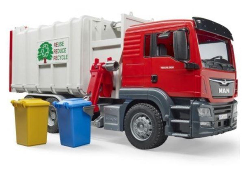 Bruder MAN TGS Side loading garbage truck