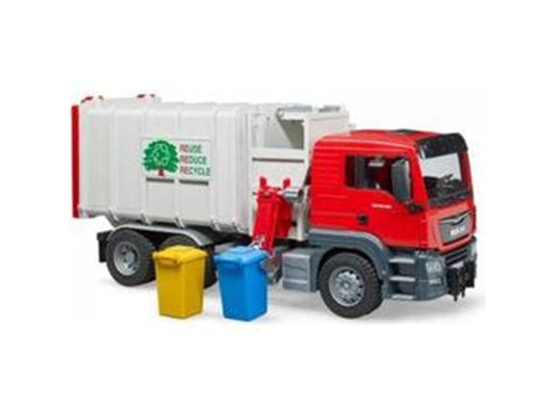 Bruder MAN TGS Side loading garbage truck