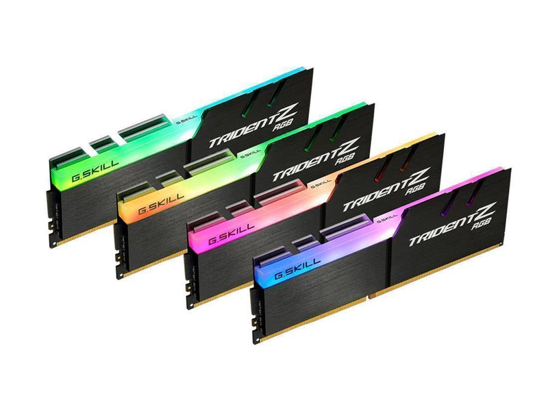 G.Skill Trident Z RGB DDR4-3200 - 64GB - CL16 - Quad Channel (4 pcs) - Intel XMP - Schwarz mit RGB