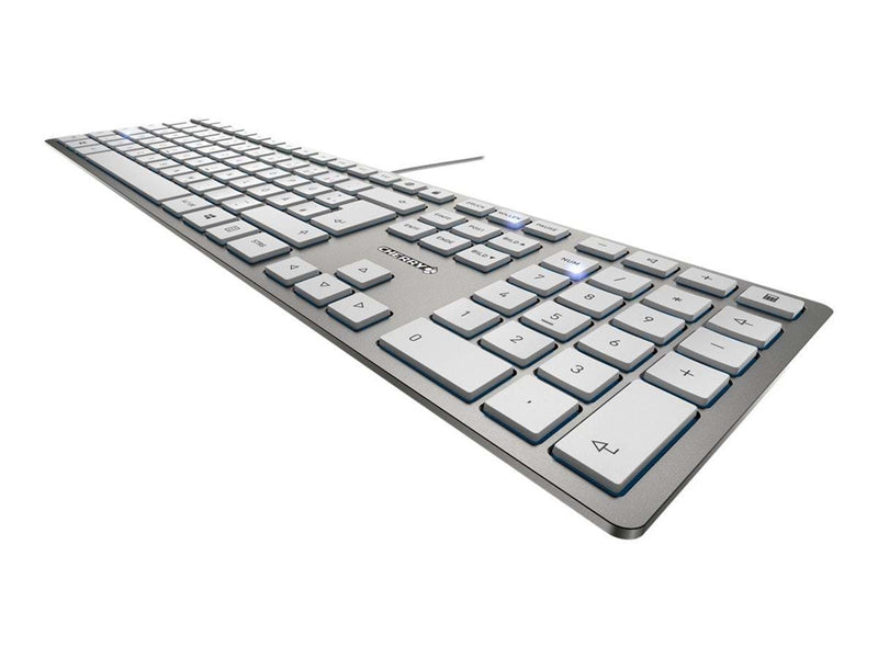 Cherry KC 6000 slim - Tastaturen - Silber