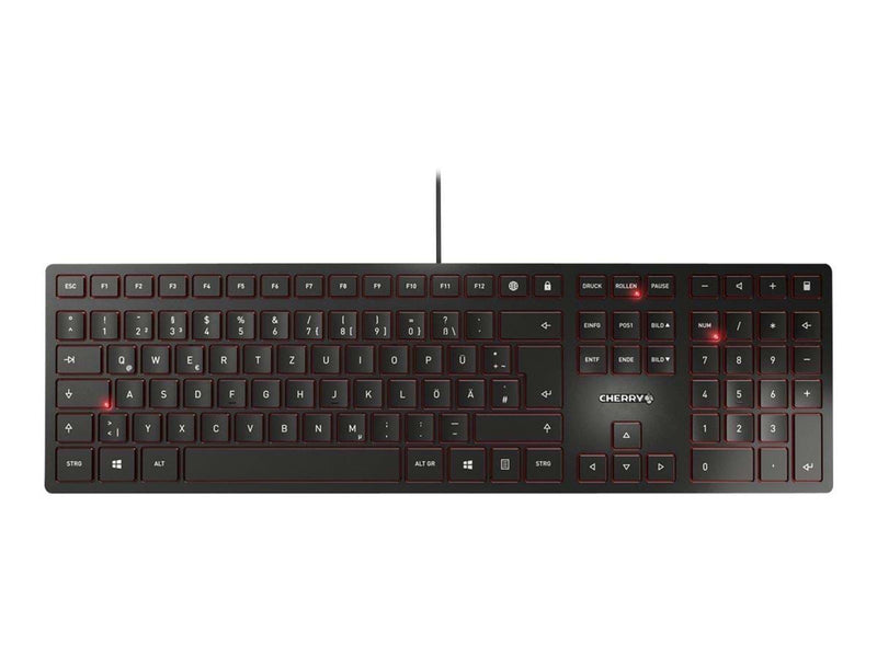 Cherry KC 6000 slim - Tastaturen - Schwarz