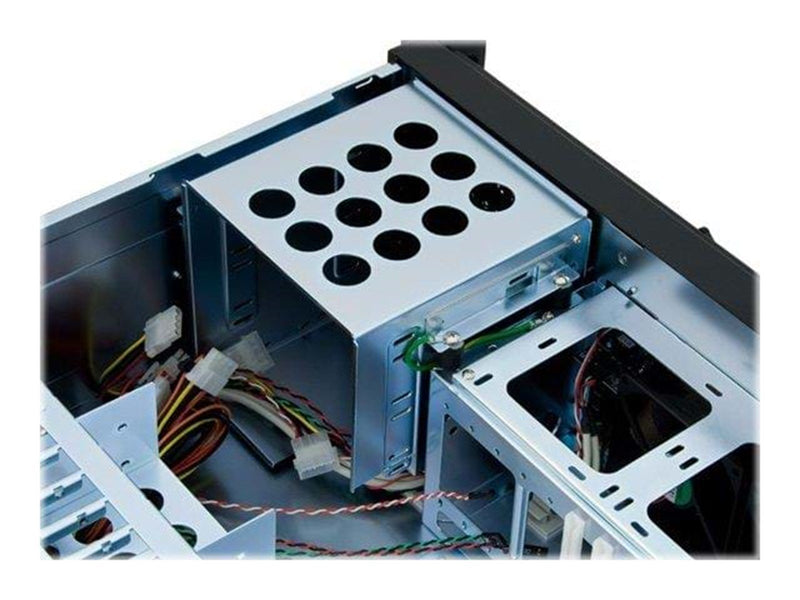 Chieftec UNC-410S-B-U3-OP 19" 4U chassi No PSU B - Gehäuse - Server (Rack) - Schwarz