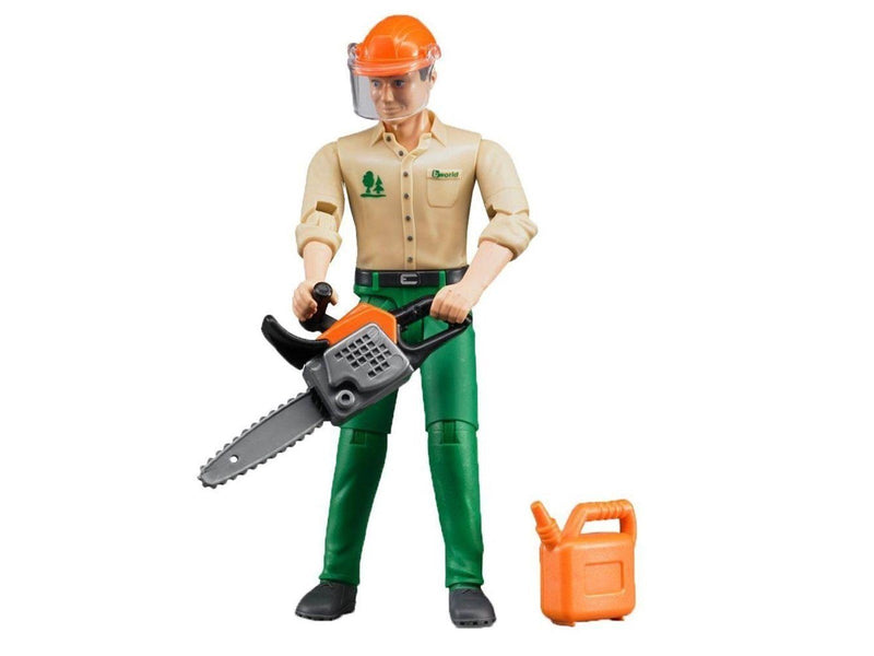 Bruder Forestry worker with accessories