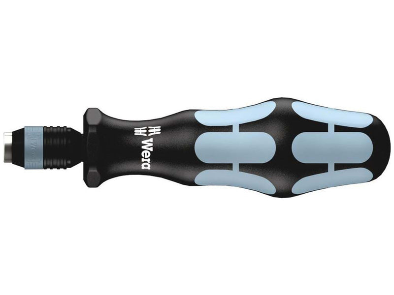 Wera 3816 R Bits-Handhalter mit Rapidaptor Schnellwechselfutter, Edelstahl, 1/4 Zoll x 119 mm