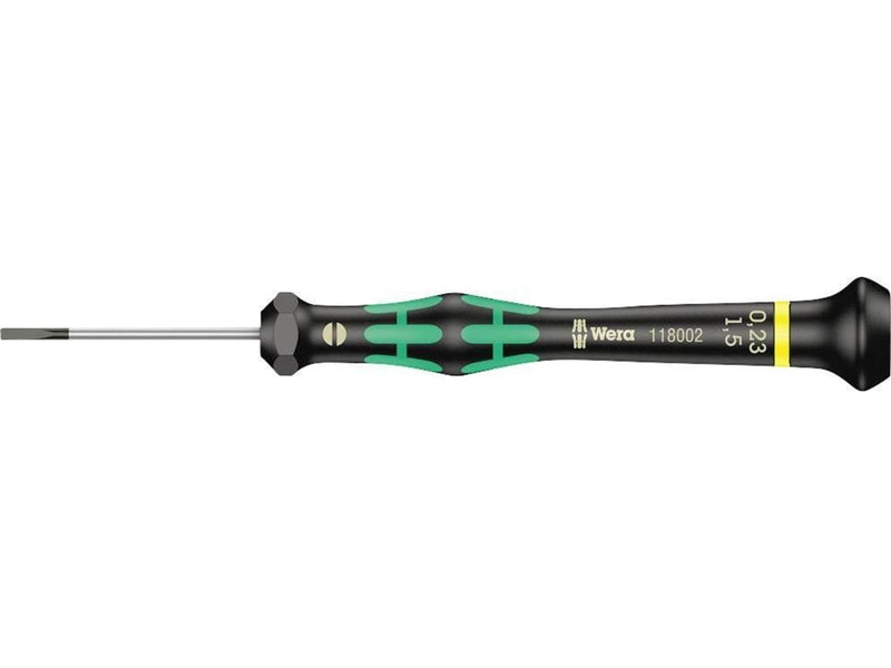 Wera 2035 Elektroniker-Schlitzschraubendreher, 0.23 x 1.5 x 40 mm