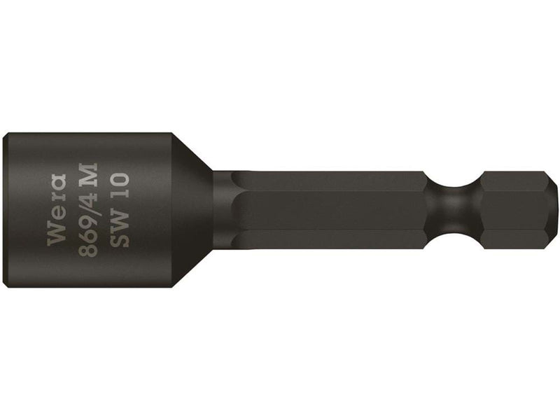 Wera 869/4 M Steckschlüsseleinsätze, magnetisch, 10.0 x 65 mm