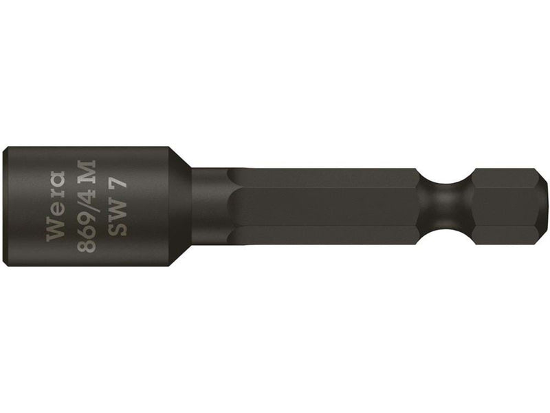 Wera 869/4 M Steckschlüsseleinsätze, magnetisch, 7.0 x 65 mm