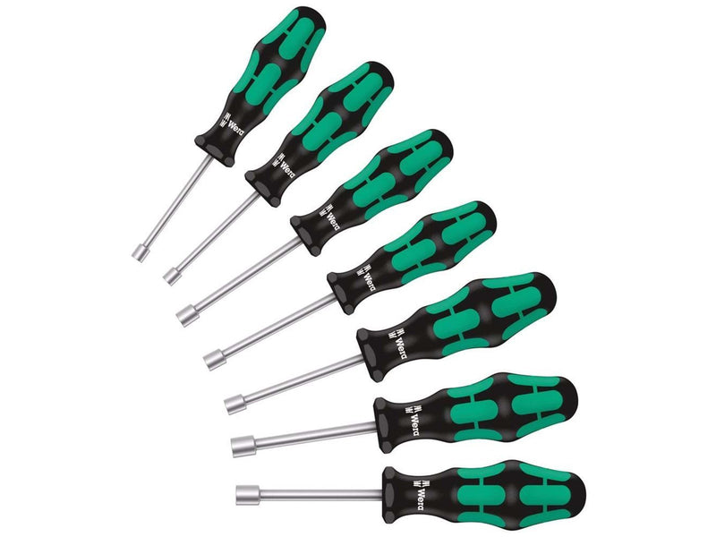 Wera 395 HO/7 SM Steckschlüssel-Schraubendrehersatz, 7-teilig