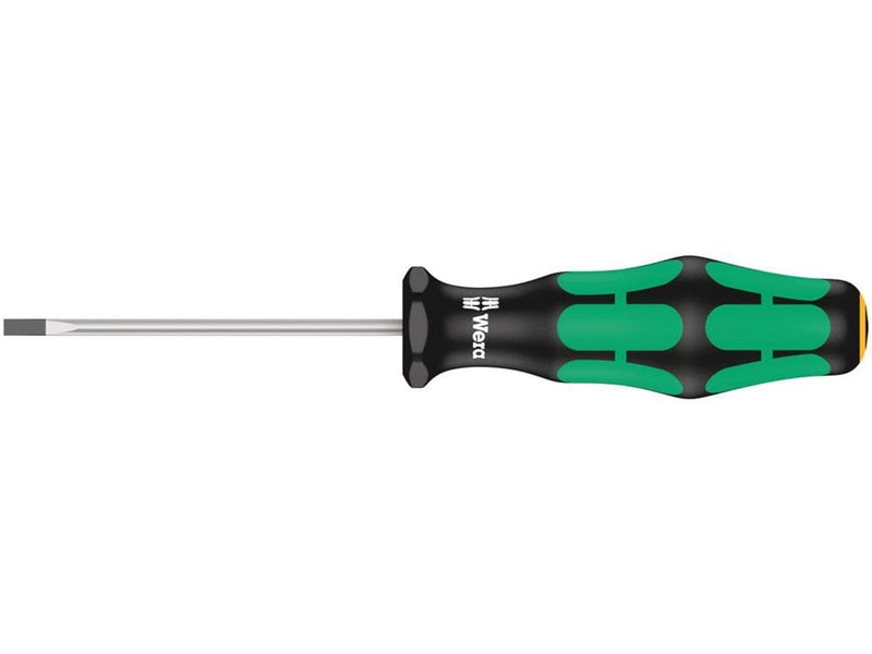 Wera 335 Schlitz-Schraubendreher - Elektrikerklinge, 0.4 x 2.5 x 60 mm