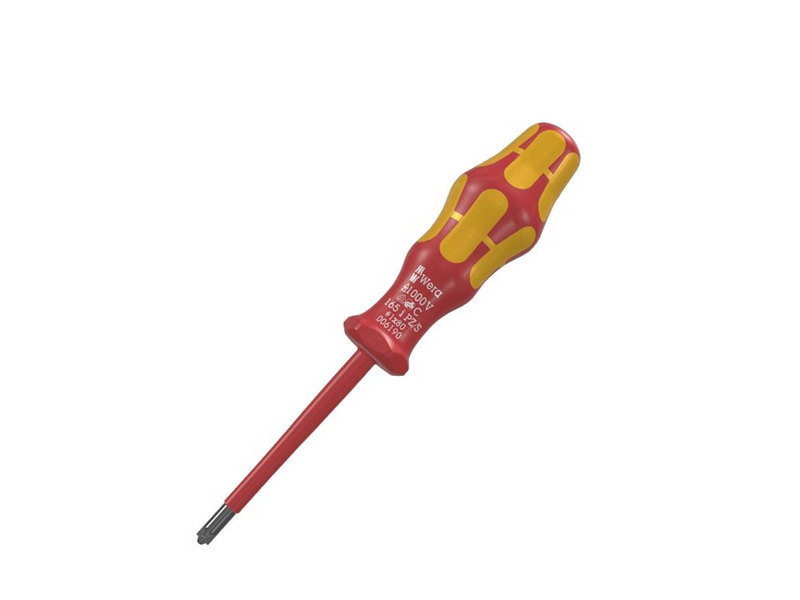 Wera 165 i PZ/S VDE-isolierte Schraubendreher für PlusMinus-Schrauben (Pozidriv/Schlitz), PZ/S  1 x 80 mm