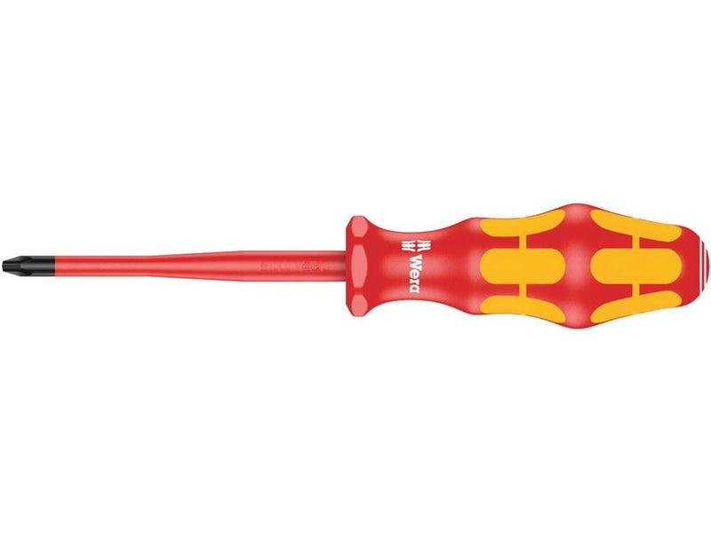 Wera 162 iS PH VDE-isolierter Kreuzschlitz-Schraubendreher mit reduziertem Klingendurchmesser, PH 2 x 100 mm