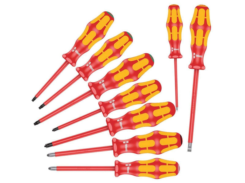 Wera 160 i/162 i/167 i/9 Schraubendrehersatz Kraftform Plus Serie 100, 9-teilig