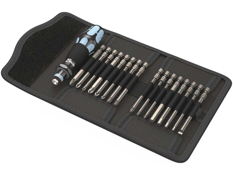 Wera Kraftform Kompakt 60, Edelstahl, 17-teilig