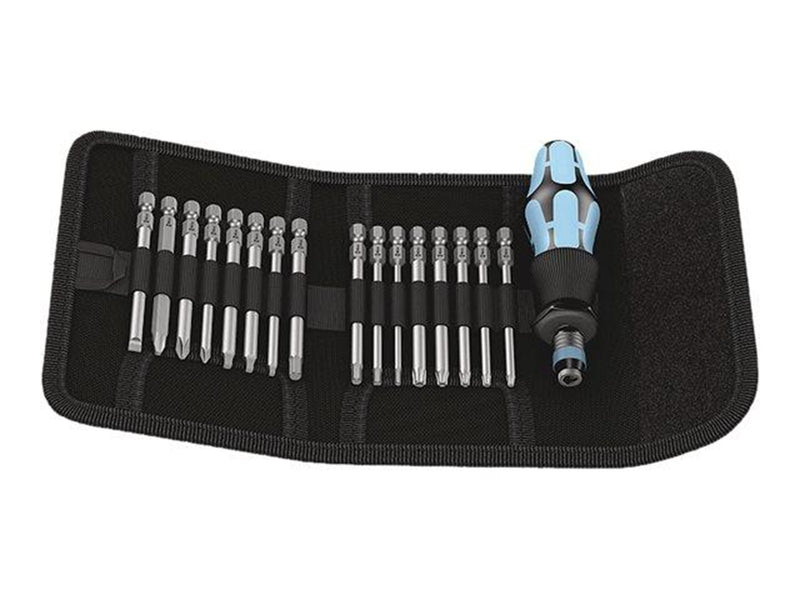 Wera Kraftform Kompakt 60, Edelstahl, 17-teilig