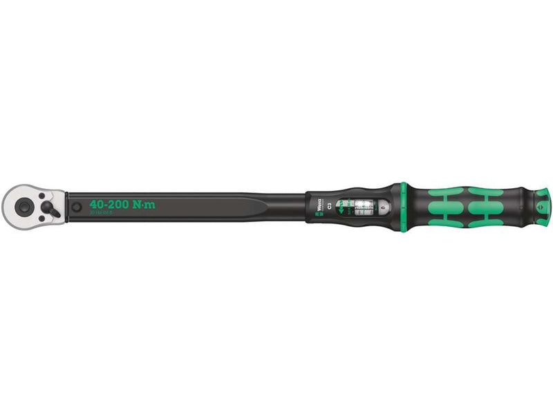Wera Click-Torque C 3 Drehmomentschlüssel mit Umschaltknarre, 1/2 Zoll, 40 - 200 Nm