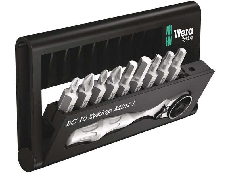Wera Bit-Check 10 Zyklop Mini 1, 10-teilig