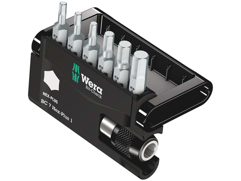 Wera Bit-Sortiment, Bit-Check 7 Hex-Plus 1, 7-teilig