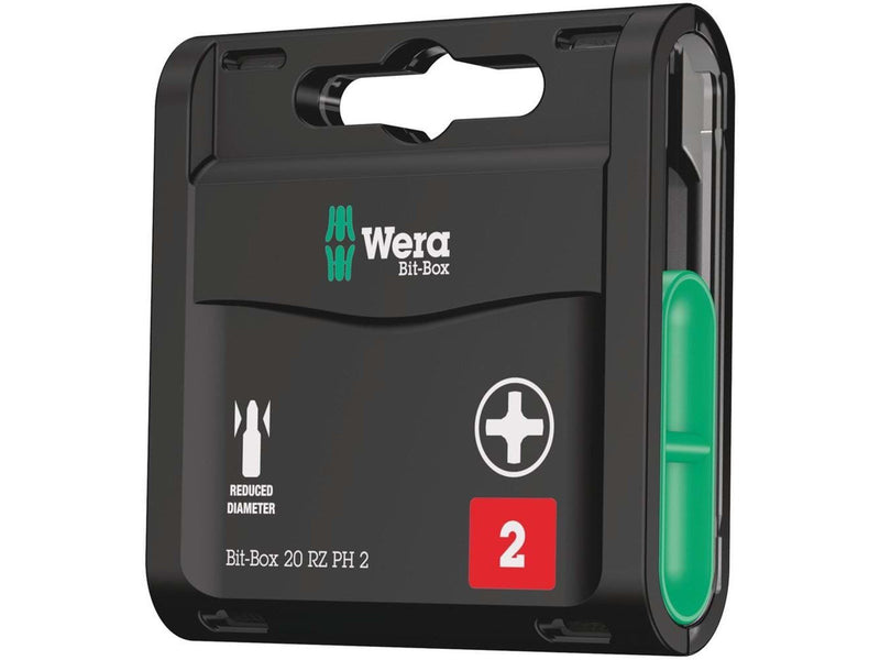 Wera Bit-Sortiment, Bit-Box 20 RZ PH 2, 20-teilig