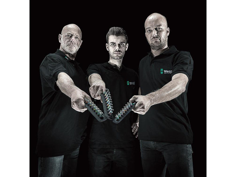 Wera Belt 2 Zyklop Bitnuss-Satz Innensechskant, mit Haltefunktion, 1/4"-Antrieb, 8-teilig